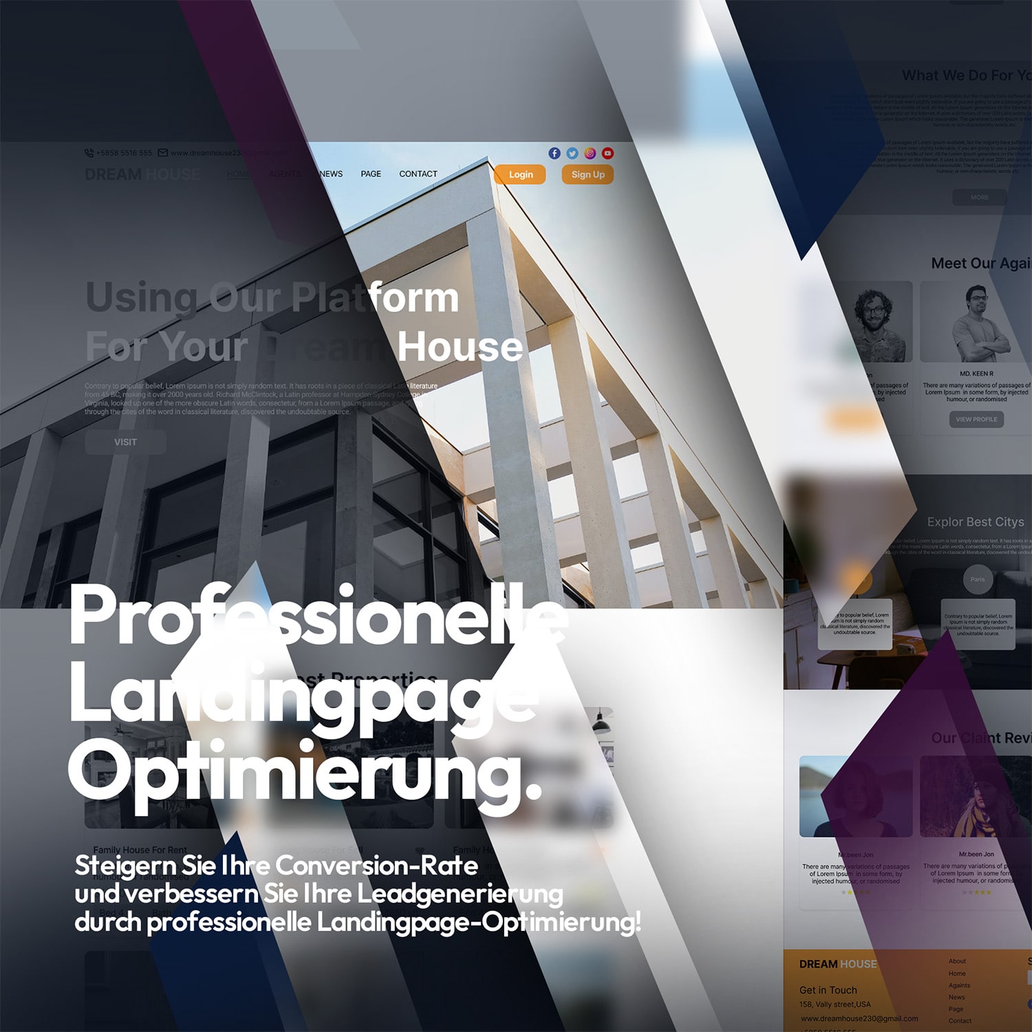 Serviceangebot: Landingpage.